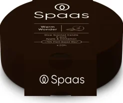Spaas geurkaars Essential collection Warm Wonder bruin 20 uur D 13 H 4,5 cm