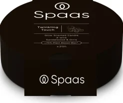 Spaas geurkaars Essential collection Twinkling Touch groen 20 uur D 13 H 4,5 cm