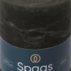 Spaas stompkaars Essential collection zwart 65 uur D 8 H 11 cm