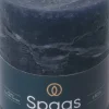 Spaas stompkaars Essential collection blauw 65 uur D 8 H 11 cm