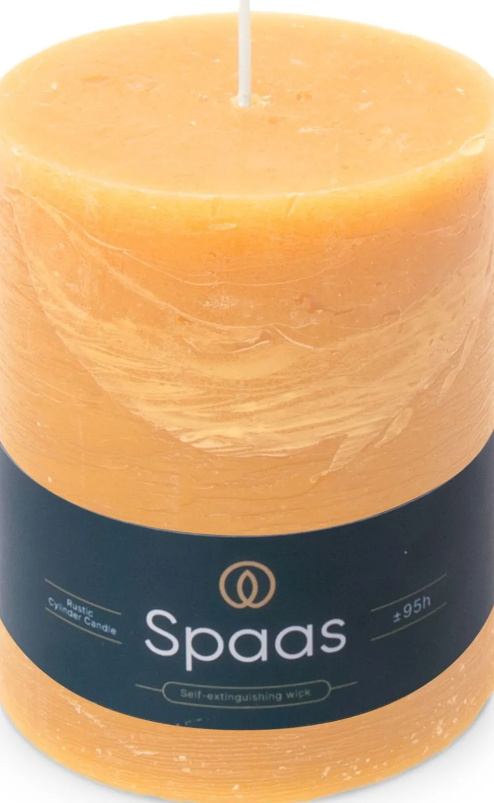 Spaas stompkaars Essential collection beige 95 uur D 10 H 13 cm