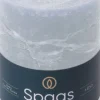 Spaas stompkaars Essential collection lichtblauw 65 uur D 8 H 11 cm