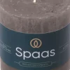 Spaas stompkaars Essential collection donkergrijs 25 uur D 7 H 7 cm
