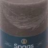 Spaas stompkaars Essential collection donkergrijs 95 uur D 10 H 13 cm
