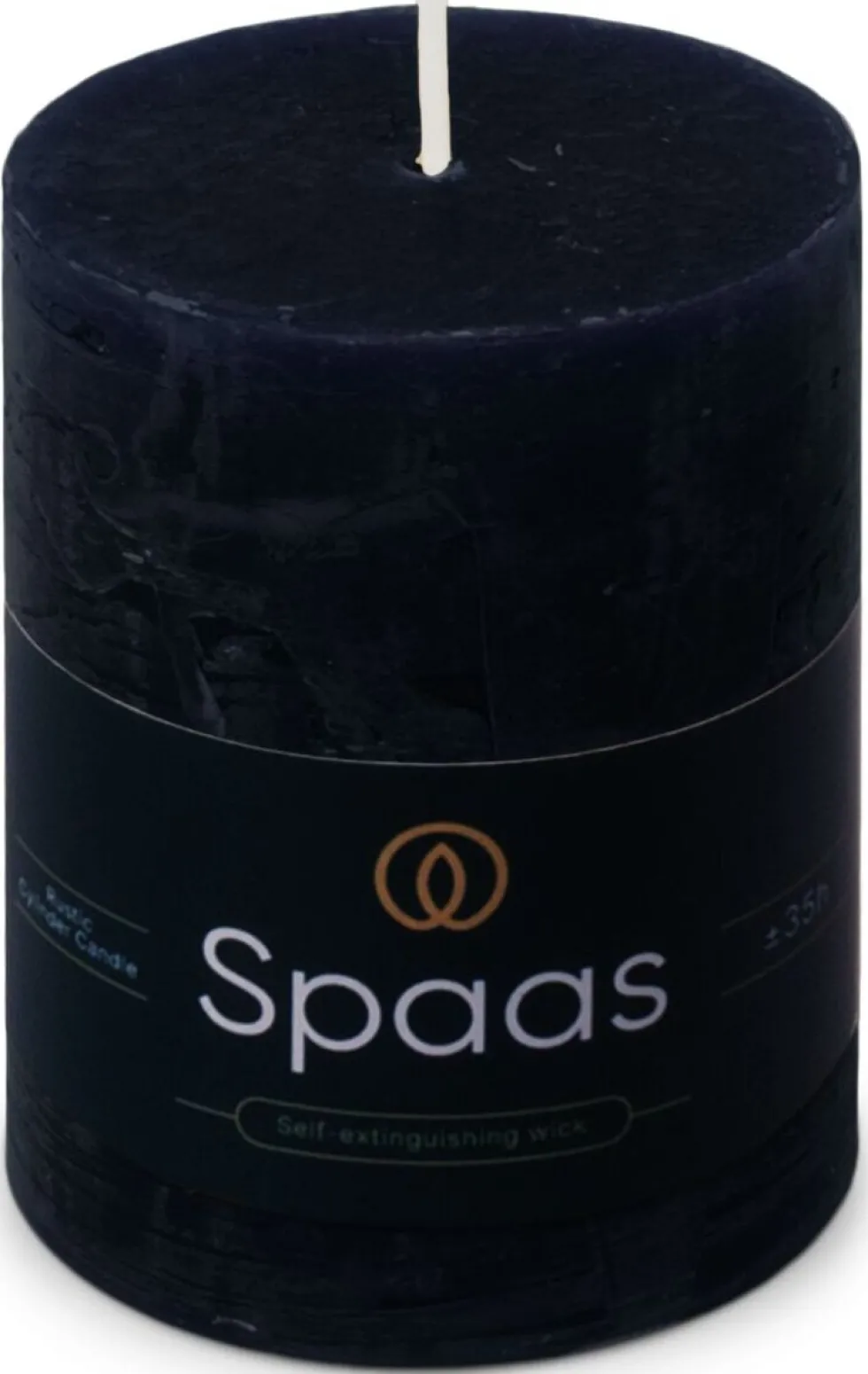 Spaas stompkaars Essential collection blauw 35 uur D 7 H 9,5 cm