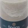 Spaas stompkaars Essential collection grijs 95 uur D 10 H 13 cm
