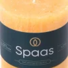 Spaas stompkaars Essential collection beige 25 uur D 7 H 7 cm