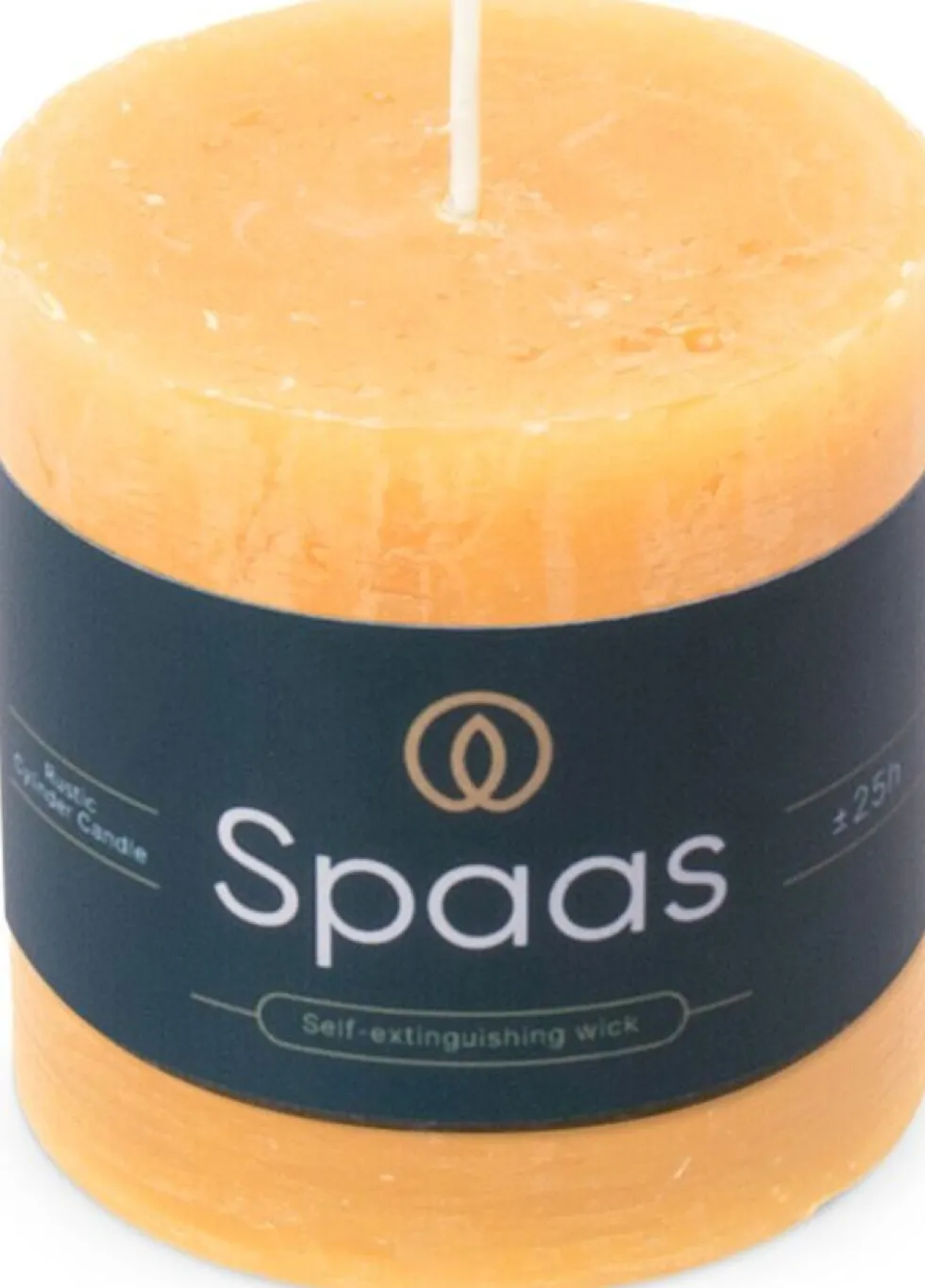 Spaas stompkaars Essential collection beige 25 uur D 7 H 7 cm