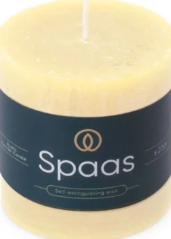 Spaas stompkaars Essential collection crème 25 uur D 7 H 7 cm