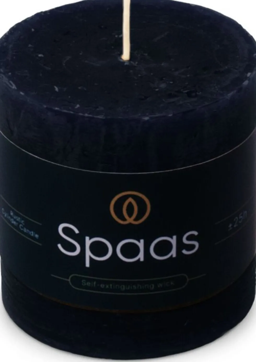 Spaas stompkaars Essential collection blauw 25 uur D 7 H 7 cm