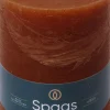 Spaas stompkaars Essential collection bordeaux 95 uur D 10 H 13 cm