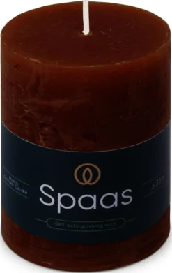 Spaas stompkaars Essential collection bordeaux 35 uur D 7 H 9,5 cm