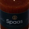 Spaas stompkaars Essential collection bordeaux 25 uur D 7 H 7 cm