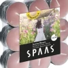 Spaas waxinelichten Canny summer blossom roze 4,5 uur 18 stuks D 11,8 H 3,2 cm