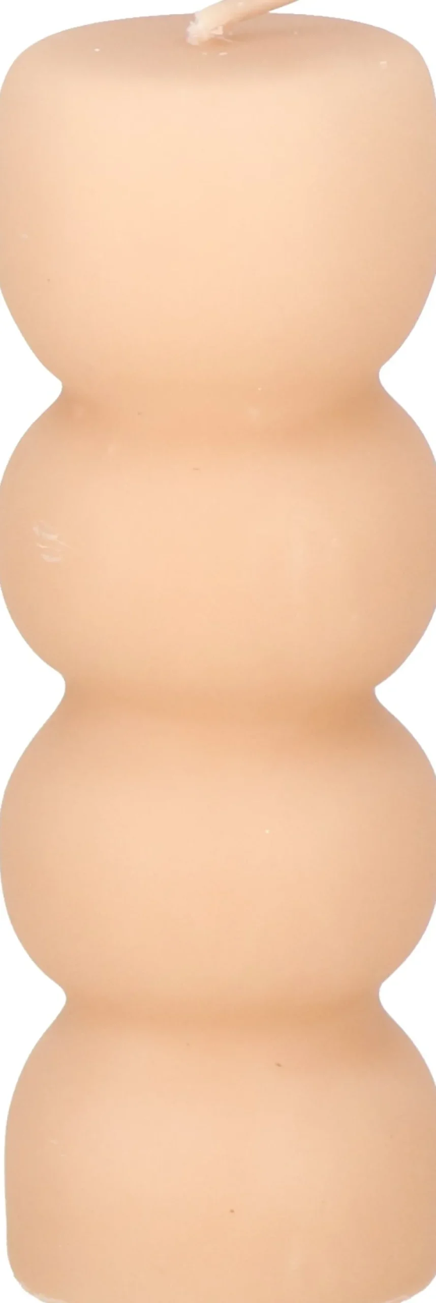 Stompkaars Artistic form warm beige 35 uur D 5,5 H 16 cm
