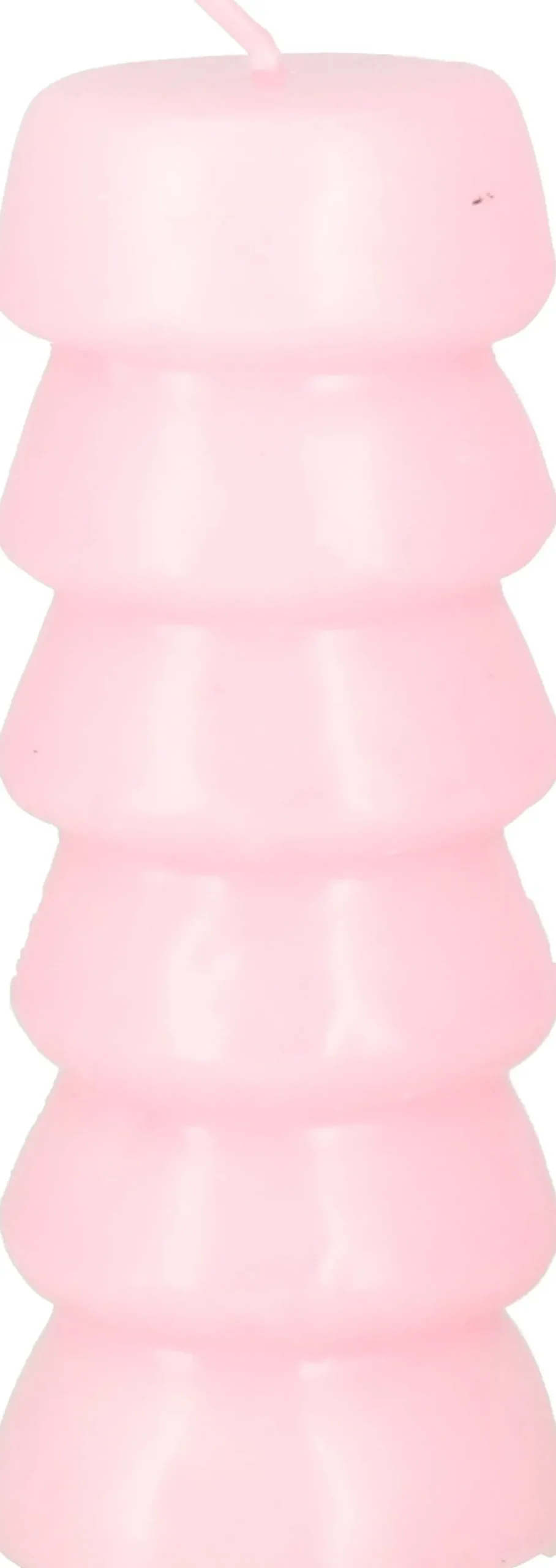 Stompkaars Artistic lichtroze 35 uur D 6 H 17 cm