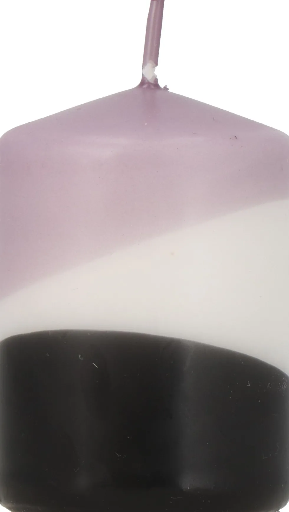 Stompkaars Duo Dip paars / zwart 25 uur D 7 H 10 cm