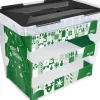 Sunware kerstballen opbergbox voor 43 kerstballen Onyx groen 49,4 x 32,3 x 36,3 cm