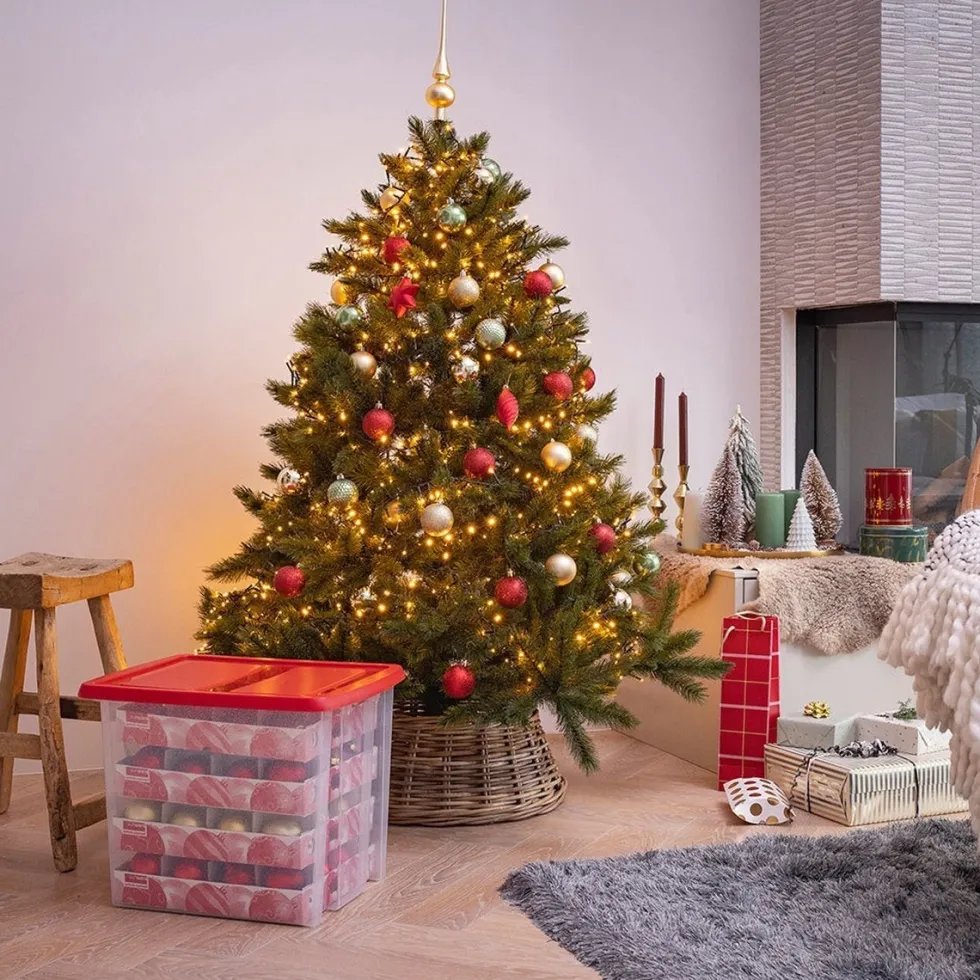 Sunware kerstballen opbergbox Nesta voor 45 kerstballen 34,5 x 22,5 x 43 cm