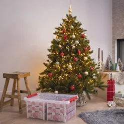 Sunware kerstballen opbergbox Q-line voor 98 kerstballen 40 x 26 x 60 cm