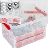 Sunware Q-Line kerstballen opbergbox en trays voor 60 kerstballen 40 x 30 x 26 cm