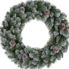 Triumph Tree kerstkrans Empress besneeuwd D 60 H 10 cm