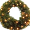 Triumph Tree kerstkrans Forest 96 lampjes warm wit D 90 H 15 cm