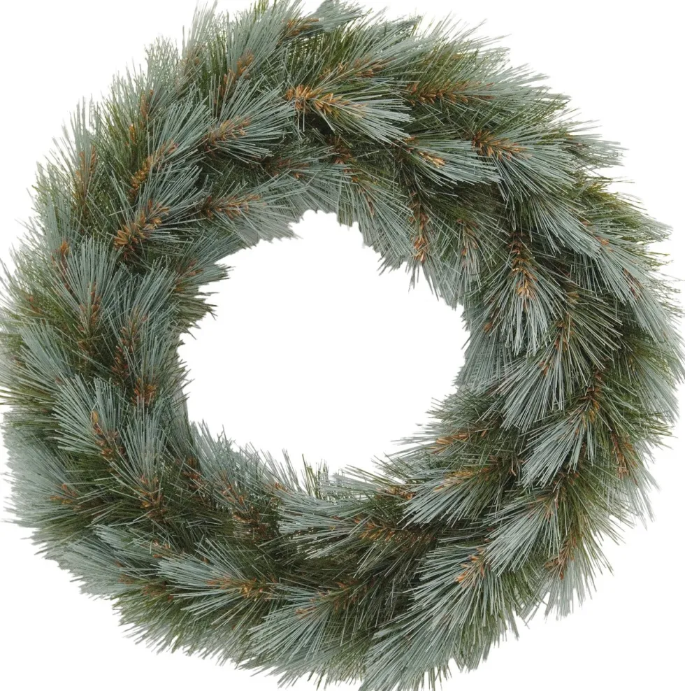 Triumph Tree kerstkrans Wyoming blauw D 45 H 10 cm