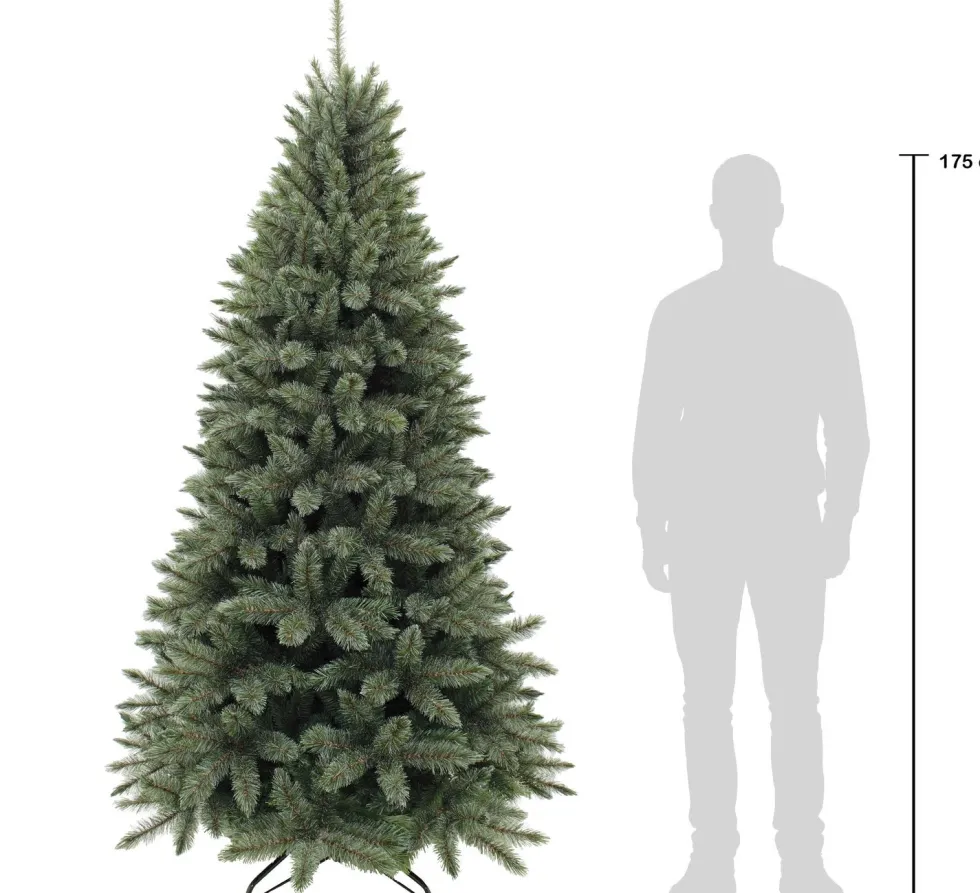 Triumph Tree kunstkerstboom Slim Romagne blauw D 109 H 215 cm