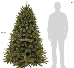 Triumph Tree kunstkerstboom Romagne met 224 lampjes warm wit D 130 H 185 cm