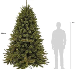 Triumph Tree kunstkerstboom Romagne met 480 lampjes warm wit D 168 H 260 cm
