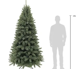 Triumph Tree kunstkerstboom Slim Romagne blauw D 119 H 230 cm