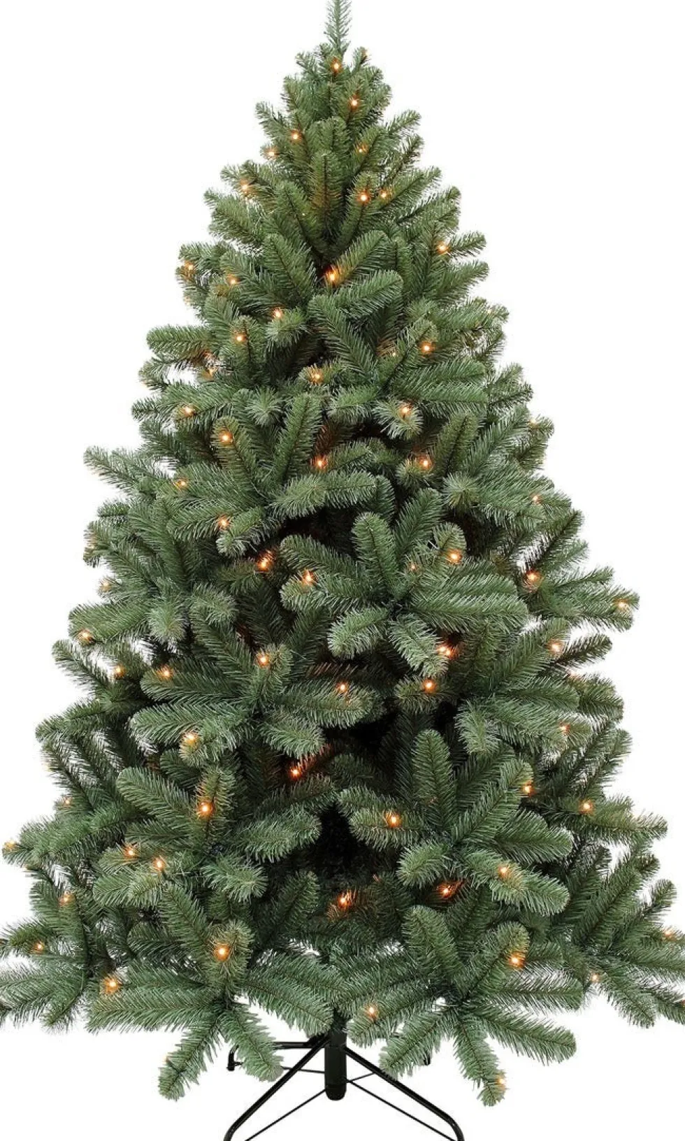 Triumph Tree kunstkerstboom Jewel blauw met 160 lampjes warm wit D 116 H 185 cm