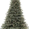 Triumph Tree kunstkerstboom Romagne blauw met 152 lampjes warm wit D 119 H 155 cm