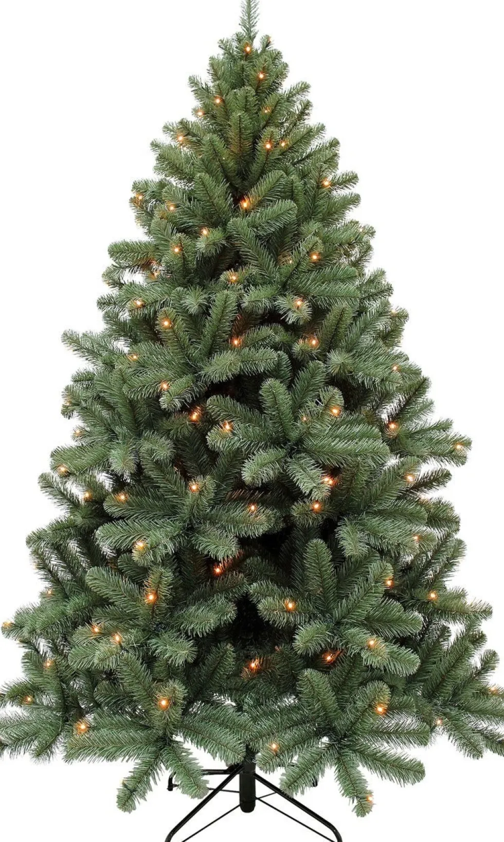 Triumph Tree kunstkerstboom Jewel blauw met 232 lampjes warm wit D 135 H 215 cm