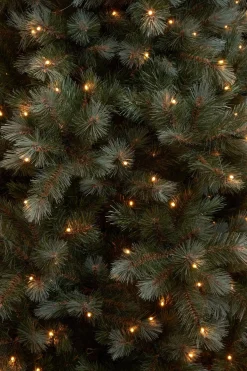 Triumph Tree kunstkerstboom Wyoming blauw met 184 lampjes warm wit D 117 H 155 cm