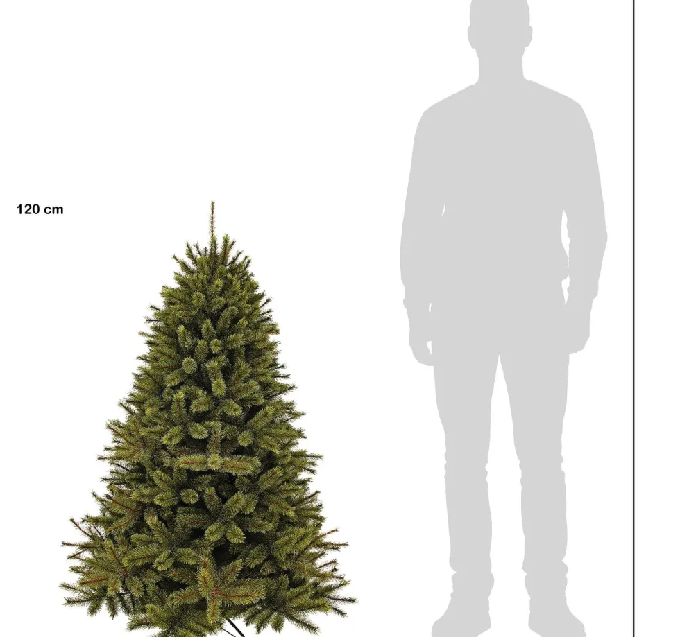 Triumph Tree kunstkerstboom Romagne met 96 lampjes warm wit D 99 H 120 cm