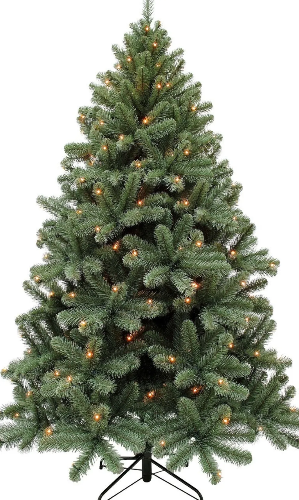 Triumph Tree kunstkerstboom Jewel blauw met 304 lampjes warm wit D 141 H 230 cm
