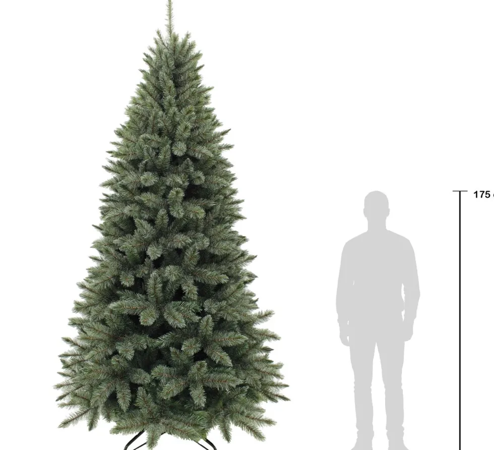 Triumph Tree kunstkerstboom Romagne slim blauw D 145 H 305 cm