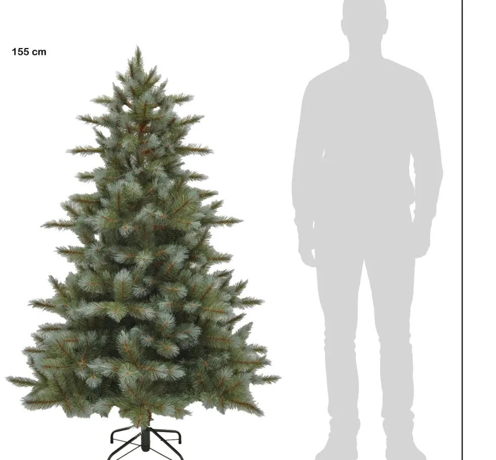 Triumph Tree kunstkerstboom Wyoming blauw D 117 H 155 cm