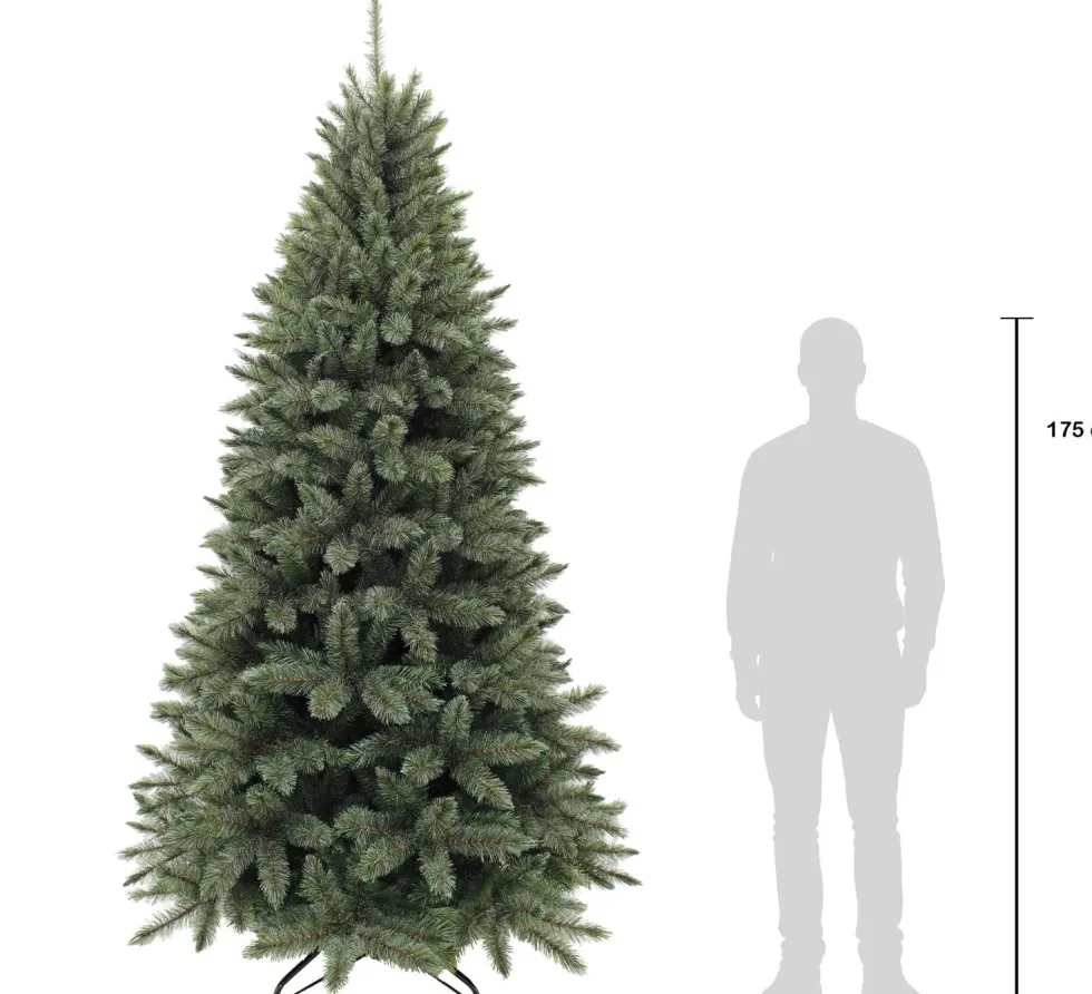 Triumph Tree kunstkerstboom Slim Romagne blauw D 127 H 260 cm