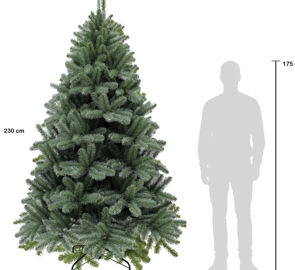 Triumph Tree kunstkerstboom Jewel blauw D 141 H 230 cm