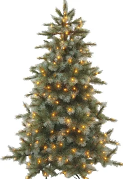Triumph Tree kunstkerstboom Wyoming blauw met 288 lampjes warm wit D 127 H 185 cm