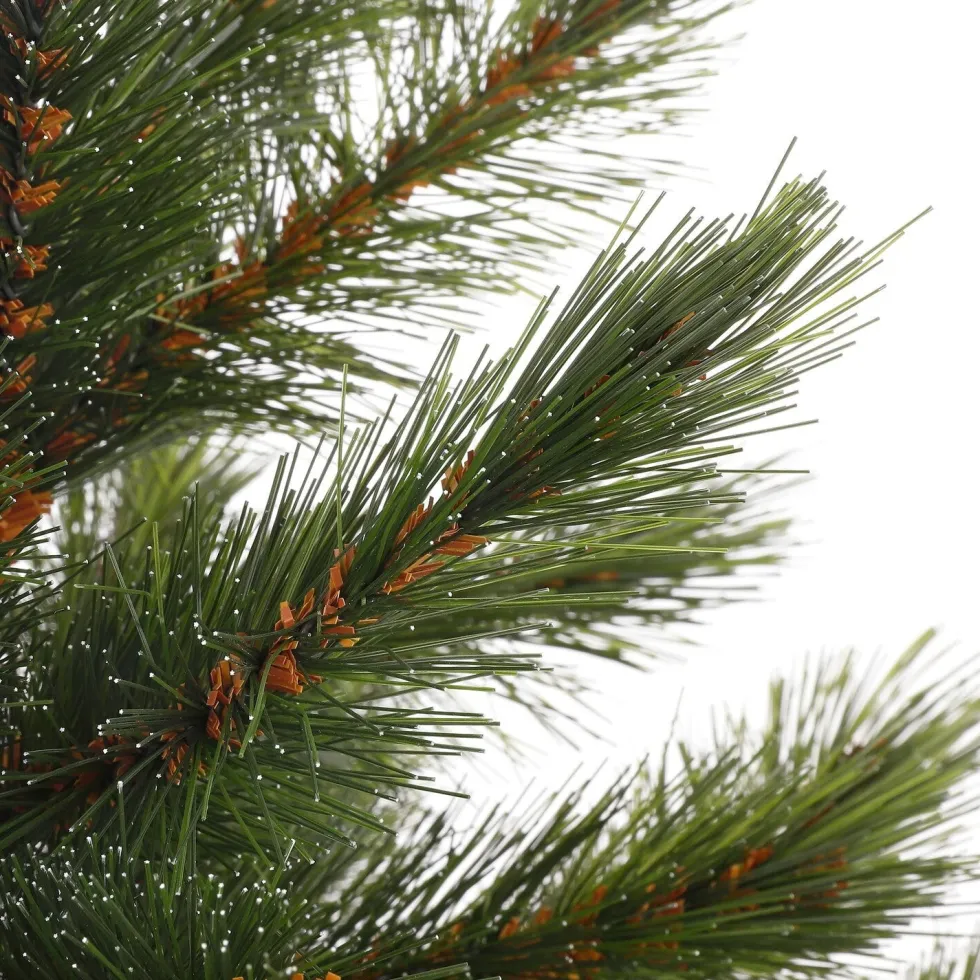 Triumph Tree mini kunstkerstboom Forest frosted besneeuwd op jute voet D 46 H 60 cm