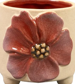 TS bloempot Aisha rood D 8 H 8 cm