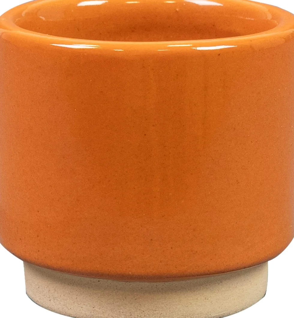 TS bloempot Annika oranje D 7 H 6 cm