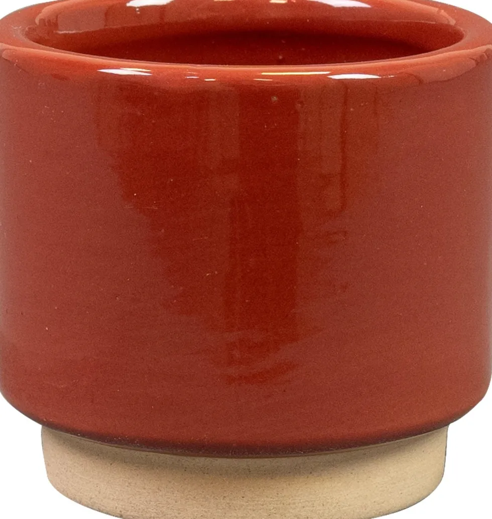 TS bloempot Annika rood D 7 H 6 cm
