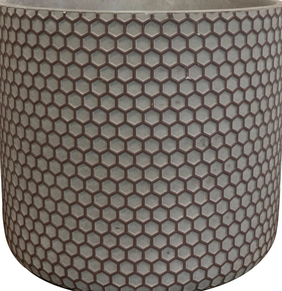 TS bloempot Bernt zwart D 17 H 14 cm