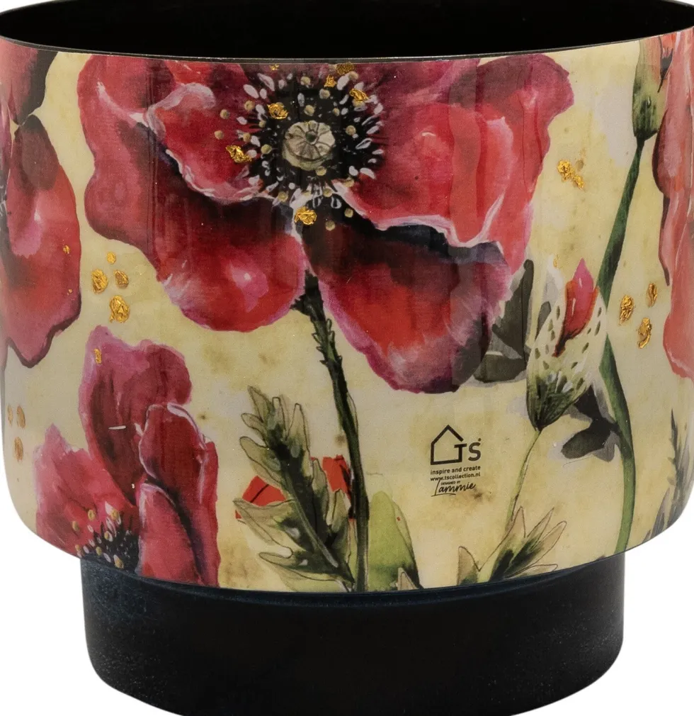 TS bloempot Camelia geel D 17 H 17 cm