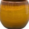 TS bloempot Charlotte geel D 15 H 13 cm